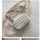  Korean Style Bubble PU Ruched Shoulder Bags