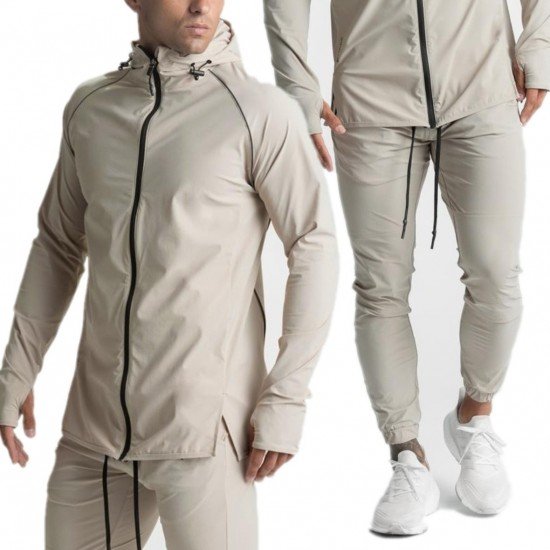 Zip Hooded Tracksuit Sets For Men