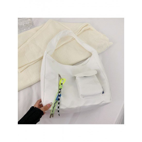  Pure Color Simple Women's Underarm Bag