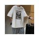 Oversized White Graphic Summer Teenager T Shirts