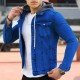  Pure Color Hooded Men's Casual Jacket