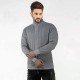  Pure Color Zipper Men's Casual Sweater