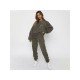  Corduroy Pure Color Casual Women's Trouser Suit