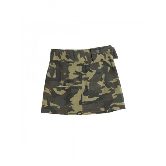 Sexy Camouflage Denim Mini Skirts