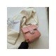  PU Pure Color Fashion Women's Messenger Bag