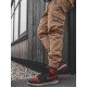  Pure Color Zipper Men's Casual Pants