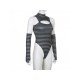 Striped Cut Out Sleeveless Bodysuits For Women