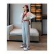  Loose Versatile Striped Women's Long Pants