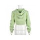 Designer Patchwork Ladies Cropped Hoodies Tops