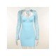 Latest Long Sleeve Bodycon Short Dresses