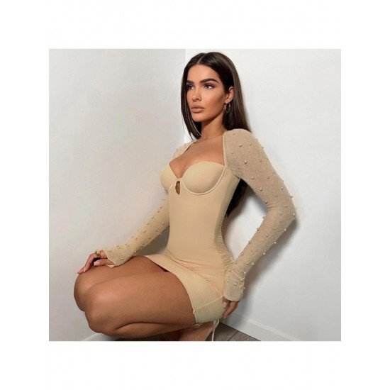 Latest Long Sleeve Bodycon Short Dresses