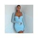 Latest Long Sleeve Bodycon Short Dresses