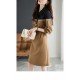  Temperament Fashion Patchwork Women's Long Sleeve Dress