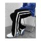  Loose Casual Split Hem Contrast Color Long Pants