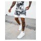  Casual Camouflage Fake Two Men's Shorts