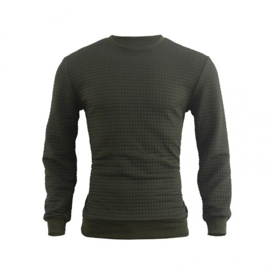  Casual Round Neck Men's Long Sleeve Top