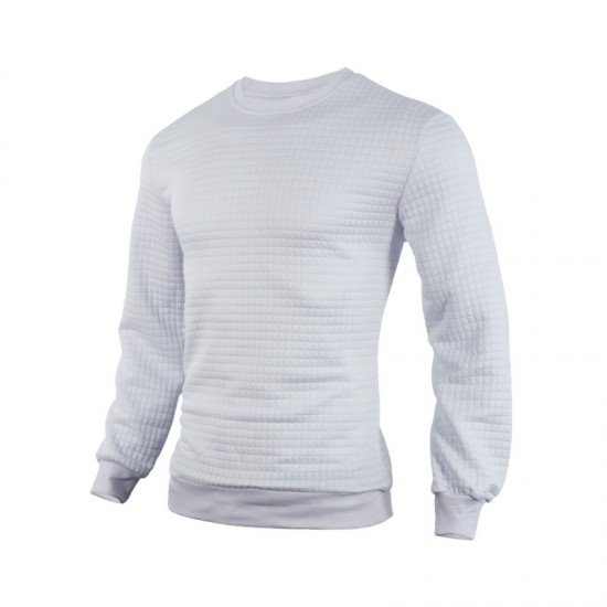  Casual Round Neck Men's Long Sleeve Top