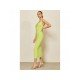 Ladies Backless Sleeveless V Neck Summer Dress