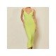 Ladies Backless Sleeveless V Neck Summer Dress