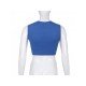 Stylish Patchwork Color Blocking Cropped Tank Tops