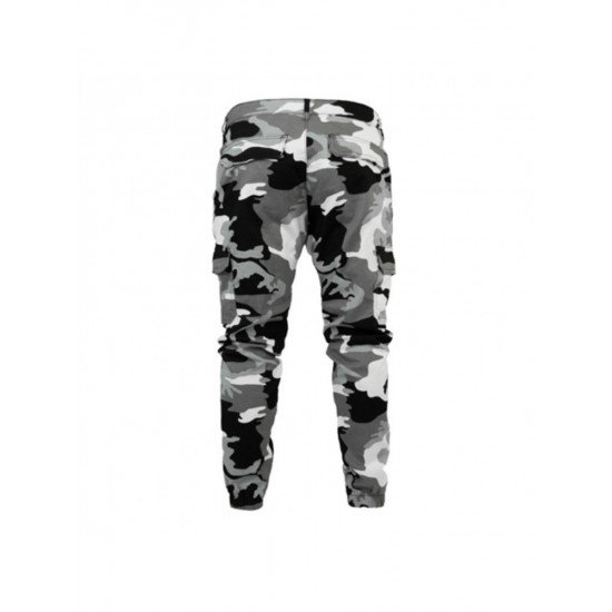  Casual Camouflage Long Deinm Jeans For Men