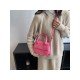  Women's Fashion PU Pure Color Simple Satchels