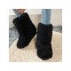 Casual Winter Warmth Black Boots