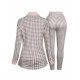 Houndstooth Stylish Matching 2 Piece Pant Sets For Women