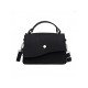 Easy Matching Black Hasp Felt Shoulder Bags