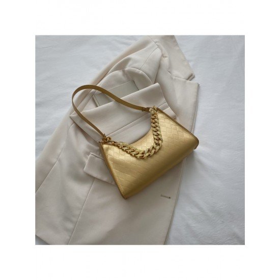 Street PU Solid Color Chain Armpits Bags