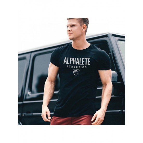  Fashion Letter Printed Men Short Sleeve T Shirt