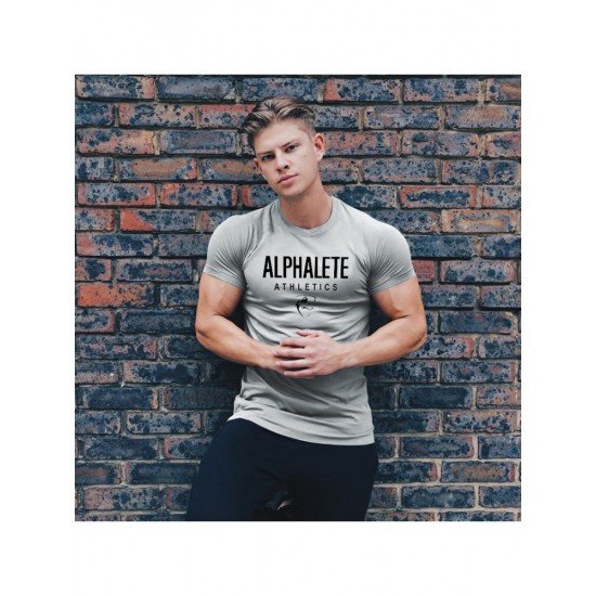  Fashion Letter Printed Men Short Sleeve T Shirt