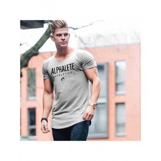  Fashion Letter Printed Men Short Sleeve T Shirt