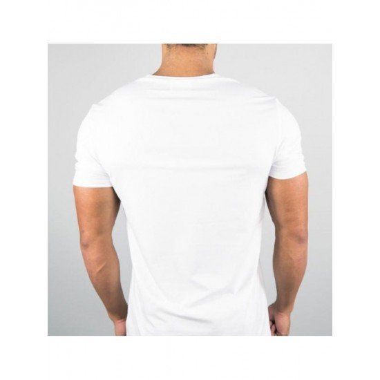  Fashion Letter Printed Men Short Sleeve T Shirt