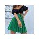 Preppy Style Solid Pleated Short Skirts