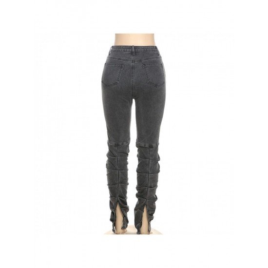  Fashion High Waist Denim Jeans For Women