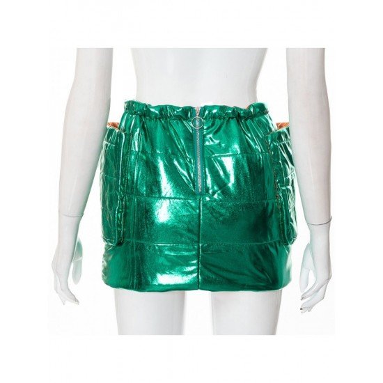  2022 Summer Pure Color Waterproof Pocket Skirt