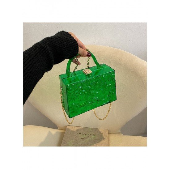  2022 Pure Color Ice Crack Women's Shoulder Bag