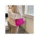  2022 Pure Color Ice Crack Women's Shoulder Bag