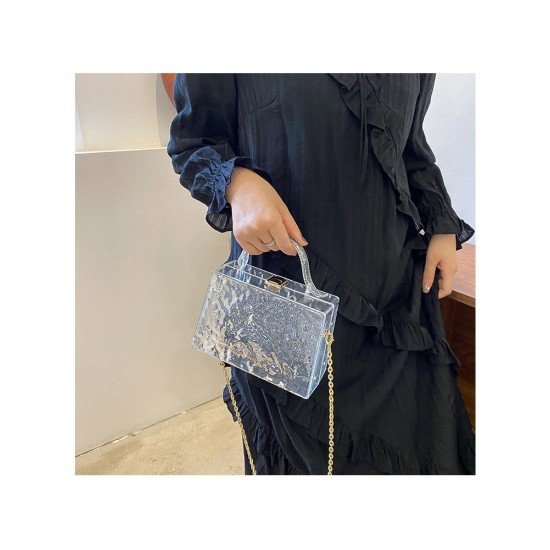  2022 Pure Color Ice Crack Women's Shoulder Bag