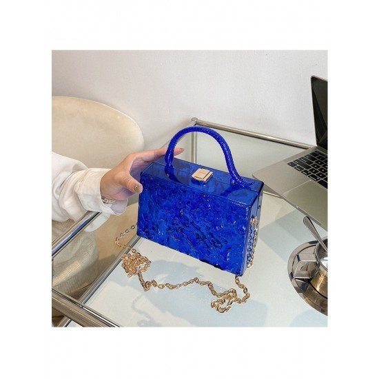  2022 Pure Color Ice Crack Women's Shoulder Bag