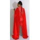 Zipper Up Hot Drilling Ladies Stylish Jumpsuits