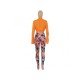 Printed Fall Matching 2 Piece Trouser Sets