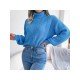  Turtle Neck Pure Color Solid Ladies Sweaters