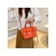  2022 Fashion PU Pure Color Messenger Bag