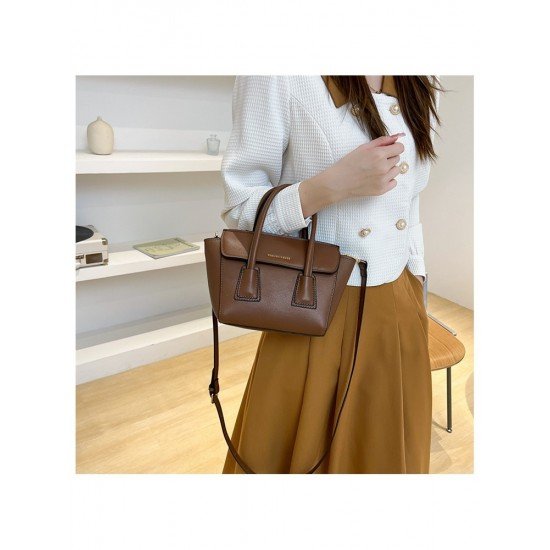  2022 Fashion PU Pure Color Messenger Bag