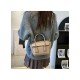  2022 Fashion PU Pure Color Messenger Bag