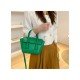  2022 Fashion PU Pure Color Messenger Bag