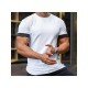 Casual Contrast Color Short Sleeve Tee Shirts For Men