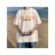  Summer Loose Letter Printed Half Sleeve T-Shirt